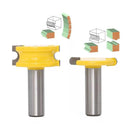 Flute & Bead Canoe Joint Router Bit Set 2PC 1/4"