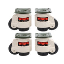 Heavy Machine Levelling Foot Pad Wheels Castors 4PCS SET Flat freeshipping - Aimtools