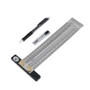 Wood Ruler Scriber With Pencil