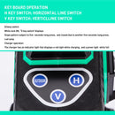 Self Adjusting Laser Level 12 Lines Green Light