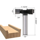 Surfacing Router Bits 1/2 inch Shank 2" Diameter