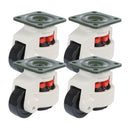 Heavy Machine Levelling Foot Pad Wheels Castors 4PCS SET Flat freeshipping - Aimtools