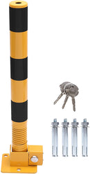 Yellow & Black  Car Parking Space Lock Bollard freeshipping - Aimtools