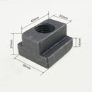 T Shape Machine Clamping Nuts 8 to 20mm 4PC freeshipping - Aimtools