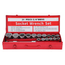 Drive Metric Socket Set 3/4"- 21Piece 19-50mm