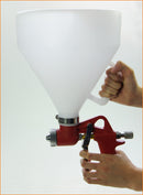Gravity Feed Texture Air Spray Gun 5 Liters, Plastic Cup freeshipping - Aimtools