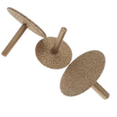 Diamond Grinding Burrs 6mm Coin Shape Shank 40