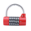 Digital Pad Lock Professional 5 Digits Red