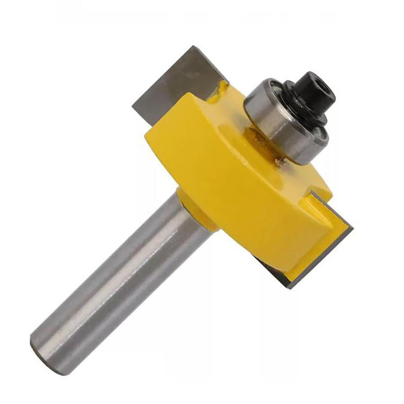 Rabbeting Router Bit with 6 Bearings Set 1/4"