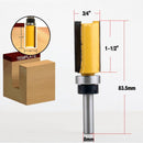 Flush Trim Pattern Template Router Bit Set 4PCs 1/4"