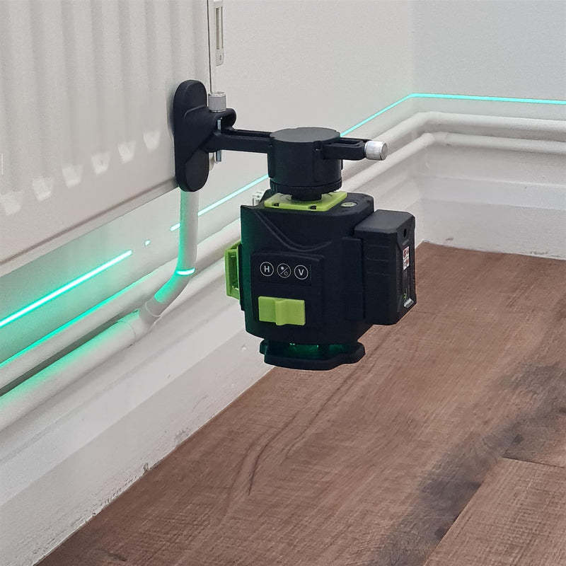 Basics Laser Level 12 Lines with 2 Batteries