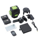 Laser Level 12 Lines with Accessories in Plastic Case