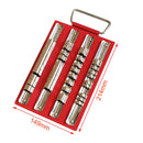 Socket Rail Tray Holder 1/4" 3/8" 1/2" with Handle 40 Sockets freeshipping - Aimtools