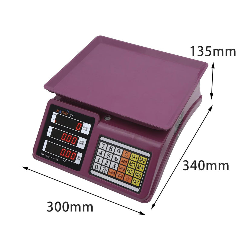 Digital Pricing Scale 30KG freeshipping - Aimtools