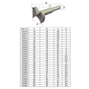 Wood Auger Drill Bit Carbide Tipped 15mm To 95mm freeshipping - Aimtools