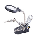 Helping Third Hands Soldering Stand Magnifier Glass Clamps Modelling Stand freeshipping - Aimtools