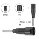 Router Bit Extension Shank 1/4", 1/2", 8MM
