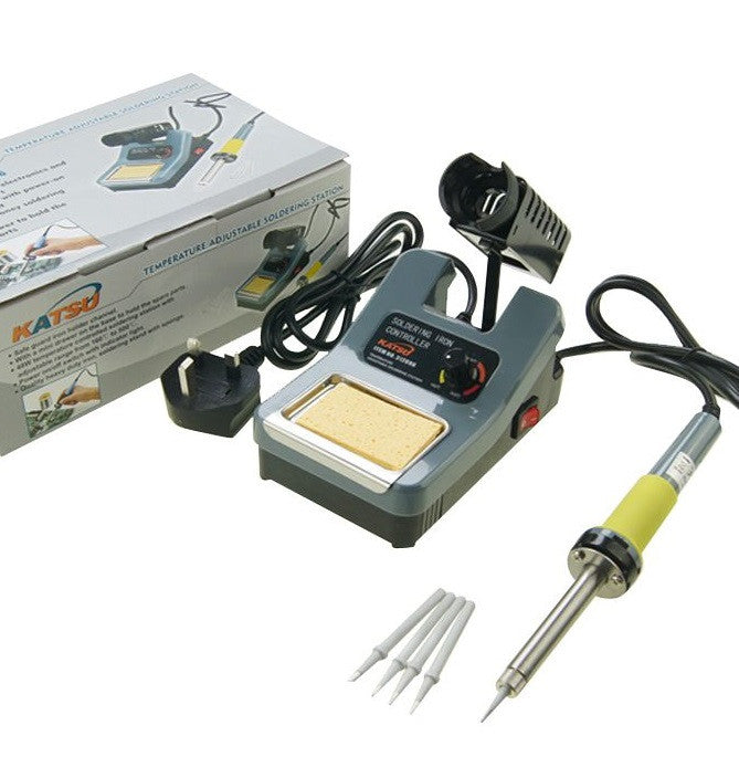 Electric Thermostat Soldering Station 48W With 4 Tips freeshipping - Aimtools