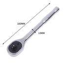 Heavy Duty Ratchet Handle 1/2" 3/4" 1/4" Chrome Vanadium 3PCs set freeshipping - Aimtools