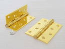 lron Hinges with 4 Bearings 1 Pair- Size: 100mm- Gold