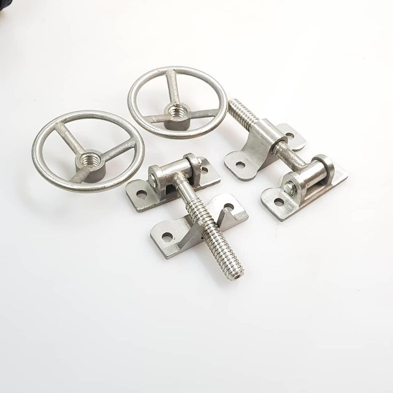 fridge Wheel lock with wheel hinges Stainless freeshipping - Aimtools