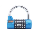 Digital Pad Lock Professional 5 Digits Blue