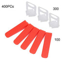 Tile levelling system 400PCs Pack 300+100 (2mm)
