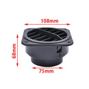 Air Vent Ducting T Pipe Outlet Exhaust Connector 75mm
