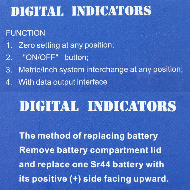 Digital Dial Indicator DTI High Precision 0.001mm 0-12.7mm freeshipping - Aimtools