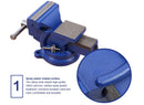 Bench Vice Swivel Base 4" 11KG freeshipping - Aimtools