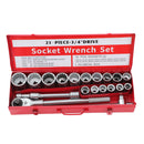Drive Metric Socket Set 3/4"- 21Piece 19-50mm