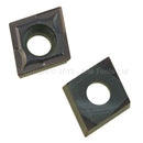 Lathe Turning Tool Replacement Inserts Set of 2 Pieces