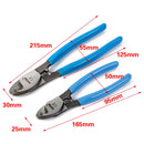 Copper Cable Cutter Stripper 2pcs 150 & 200mm