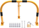 Yellow & Black  Car Parking Space Lock Bollard freeshipping - Aimtools