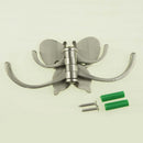 Clothes Hook Hanger 4 in 1 with Satin Finish Size:153mm