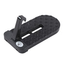 Car Doorstep Foot Folding Pedal 2pcs- Black