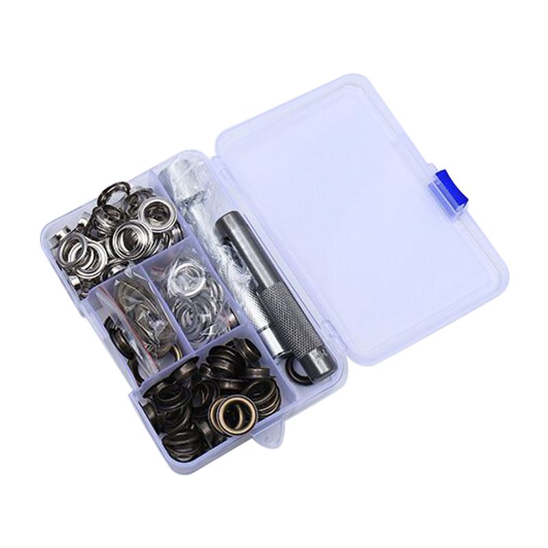 Eyelets With Tool Kit 2 Colours 12MM 100PC