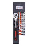 KATSU Socket Set 1/4" 12PC On Plastic Holder freeshipping - Aimtools