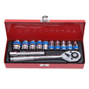 Socket Set 12PC 1/2" In Steel Case freeshipping - Aimtools