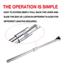 Heavy Duty Ratchet Handle 3/4" All Chrome Extendable