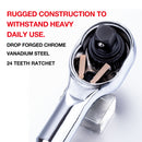 Heavy Duty Ratchet Handle 3/4" All Chrome Extendable
