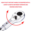 Heavy Duty Ratchet Handle 3/4" All Chrome Extendable