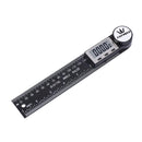 Digital Angle Finder Ruler Plastic Black 200mm