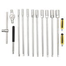 Long Socket Set With Ratchet Handle 8-19mm 12PCs freeshipping - Aimtools