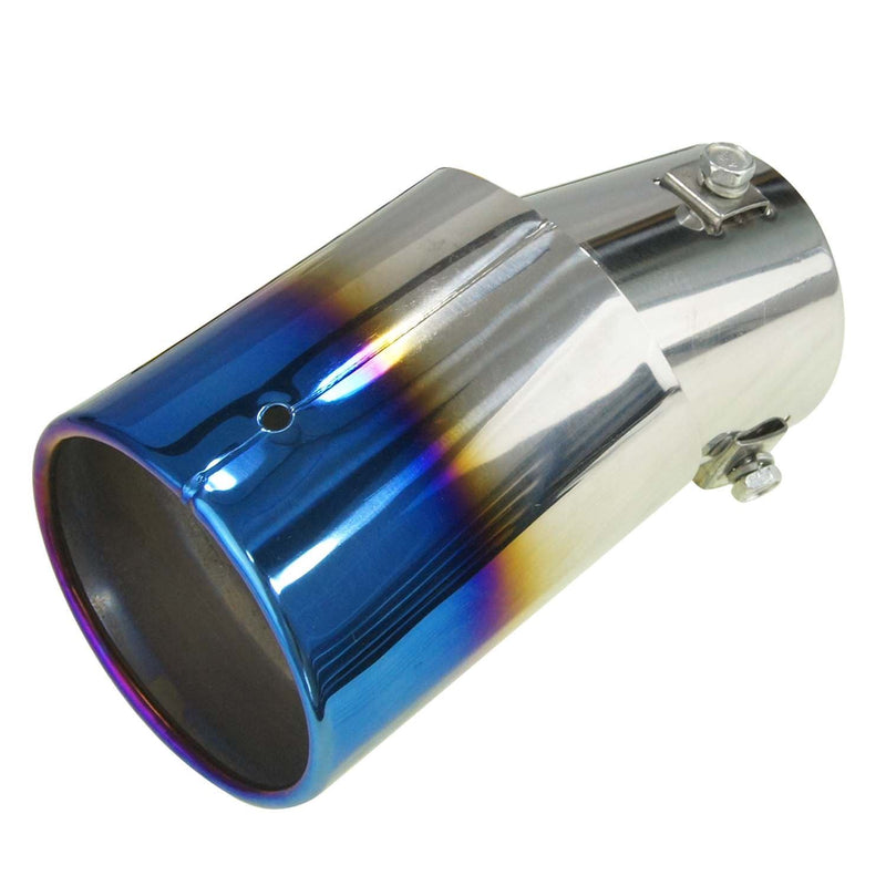 Stainless Steel Exhaust Muffler Tip Pipe Tail J7- Size:16x8.5mm