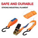 Ratchet Tie Down Strap 4PCs Set 700KG Breaking 1"x15ft freeshipping - Aimtools