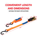 Ratchet Tie Down Strap 4PCs Set 700KG Breaking 1"x15ft freeshipping - Aimtools