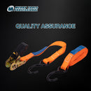 Ratchet Tie Down Strap 4PCs Set 700KG Breaking 1"x15ft freeshipping - Aimtools