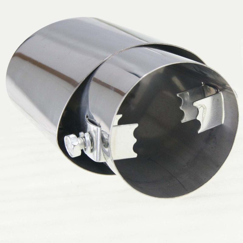 Stainless Steel Car Exhaust Muffler Tip Pipe Tail 16x9.8mm