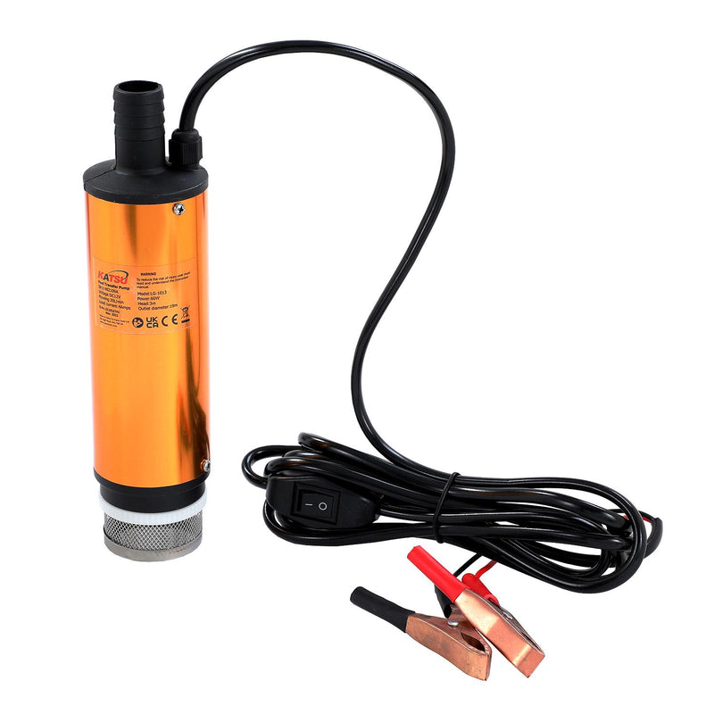 Diesel Fuel Water Oil Car Truck Camping Submersible Transfer Pump 12V DC